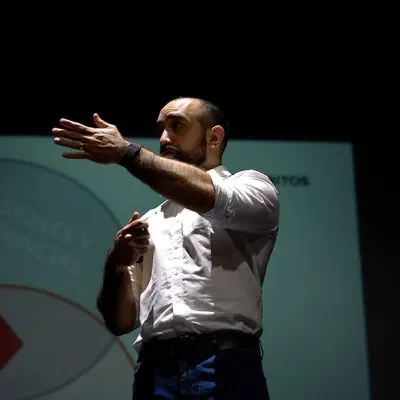 Santi en charla ENS 2025
